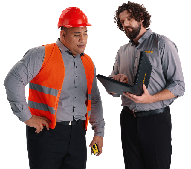 Men in high vis