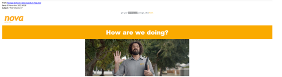 Nova Scam Alert